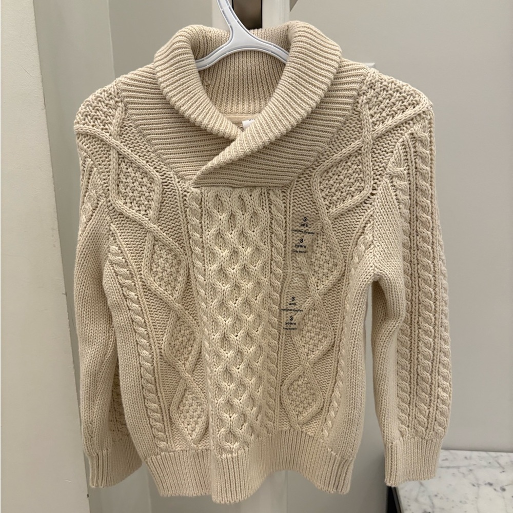 Cable Knit Sweater - 100% cotton